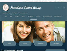 Tablet Screenshot of heartlanddental.com